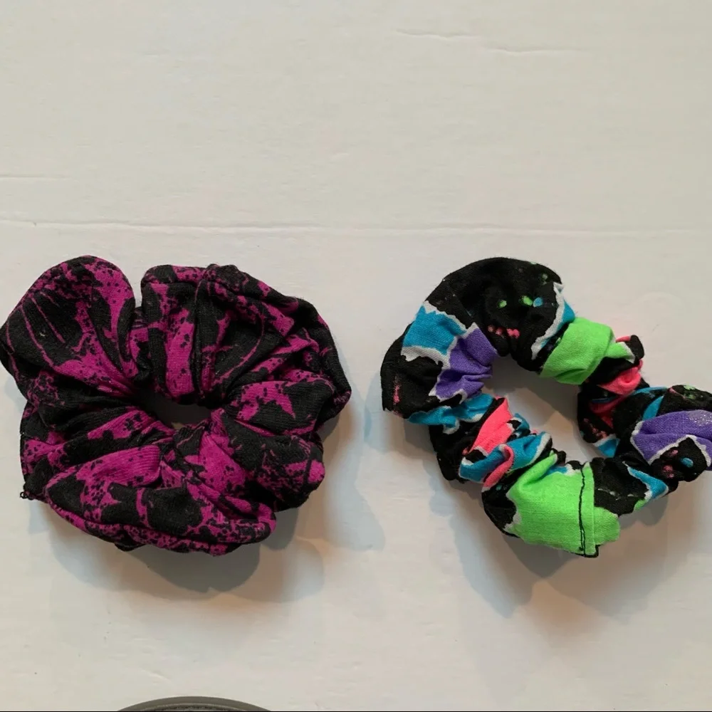 10 girls hair accessories bows, headbands scrunchies ponytail holders